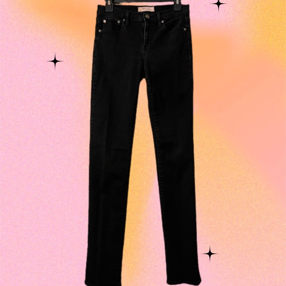 Women's Gap Black Straight Leg Jeans